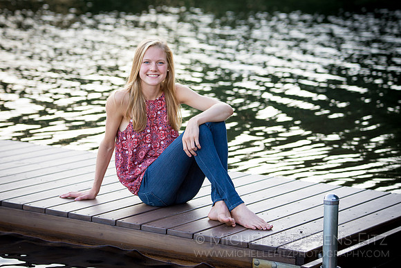 Michelle Fitz Photography High School Senior Portrait Session